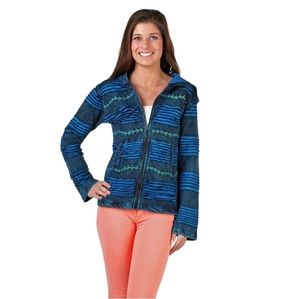 Flying High Two-Toned Blue Jacket